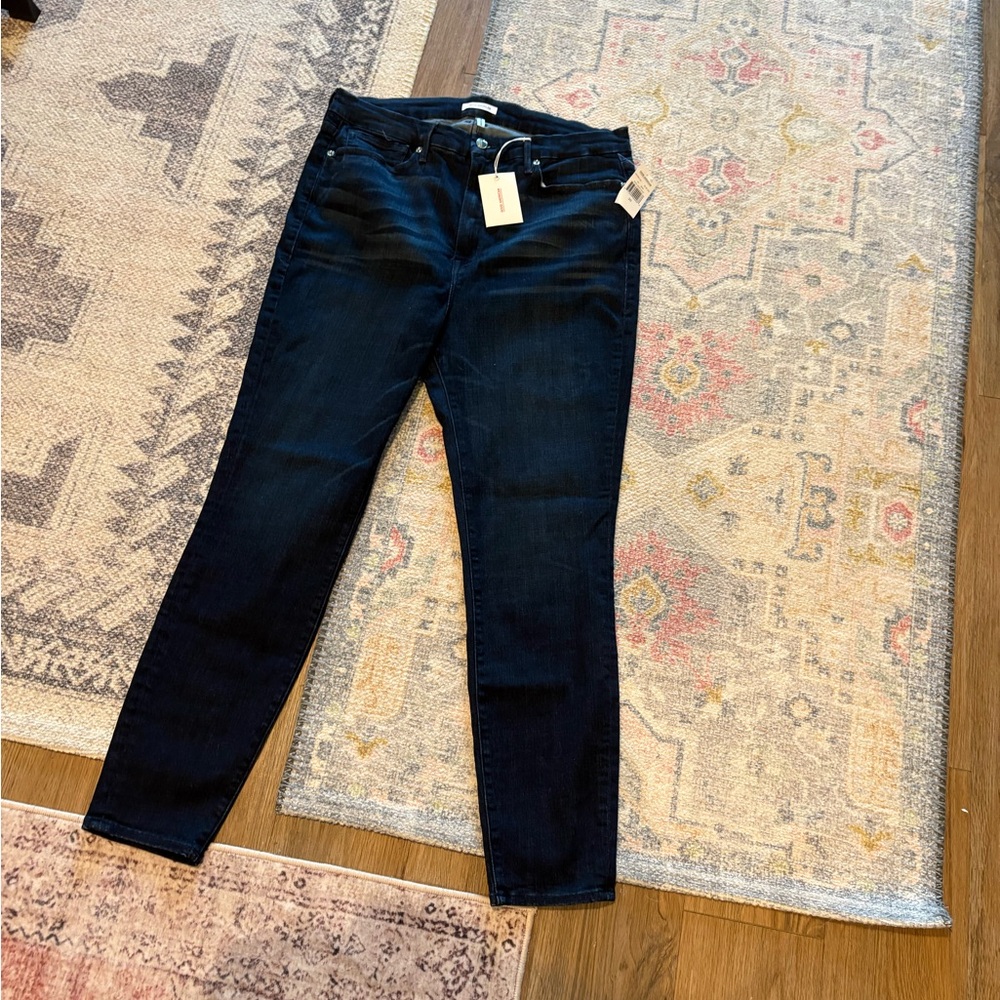 Good American good waist crop Skinny Jeans